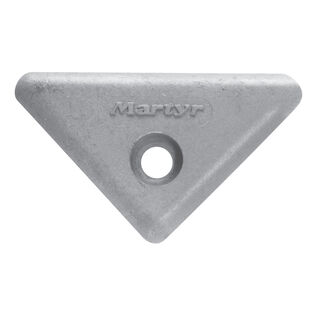 Magnesium Triangular Anode for Volvo, 1.5" x 2.6" x 0.5"