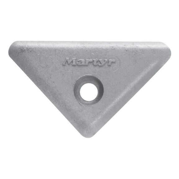 Magnesium Triangular Anode for Volvo, 1.5" x 2.6" x 0.5" image number 0