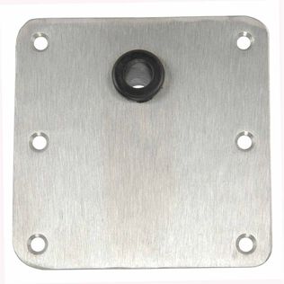 7" x 7" Threaded Square Base, Offset Bushing