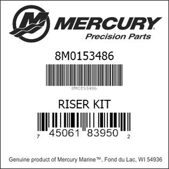 Engine Exhaust Riser Kit 6" image number 1