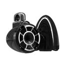 Wet Sounds REV 8 Black V2 Revolution Series 8" Marine Tower Speakers with Stainless Steel Fixed Clamps (Pair) image number 0
