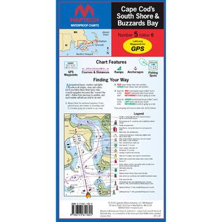 WPC005-06WMDS Cape Cod's South Shore & Buzzards Bay, 6th Edition