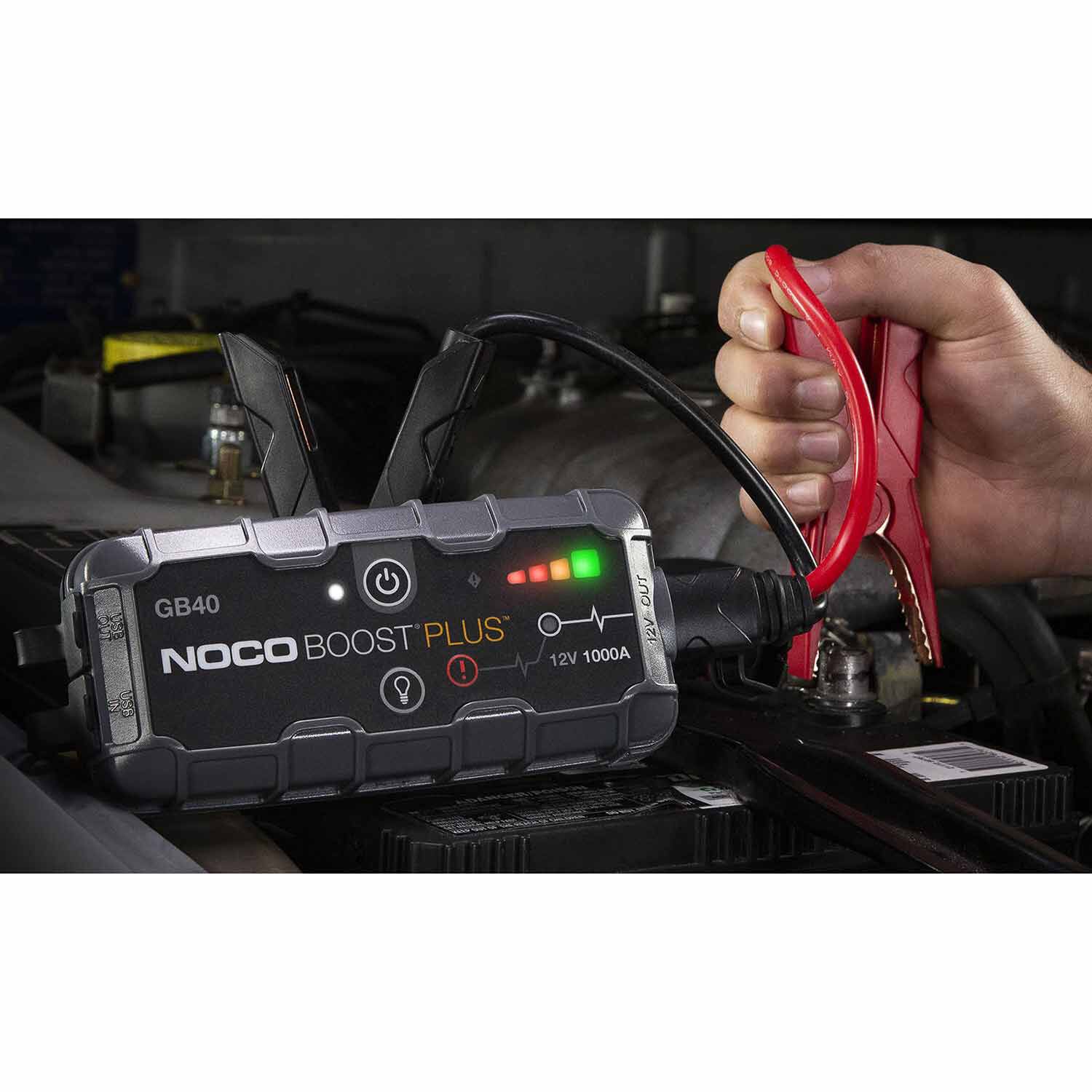 NOCO Genius Boost Sport GB40 12V UltraSafe Lithium Jump Starter Device with Case 