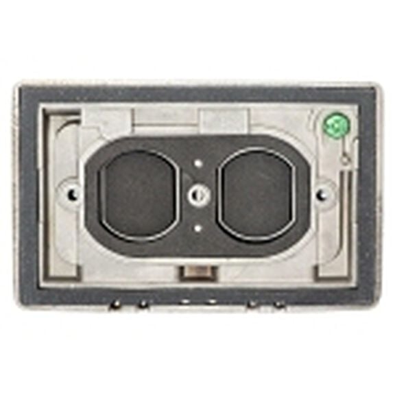 1 Gang, Stainless Steel Duplex Cover, 4X image number 1