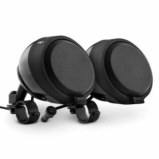 Amplified Handlebar-Mount Bluetooth Speakers for Motorcycles