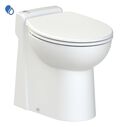 SaniMarin 4, Comfortable Right Height Automatic Electric Marine Macerating Toilet, Porcelain Bowl with Waste Tank Level Sensor, 12 Volt image number 0