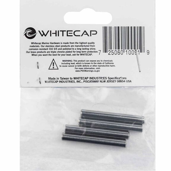 3/16"x 1 3/8" Stainless Steel Shear Pins, 4-Pack image number 1