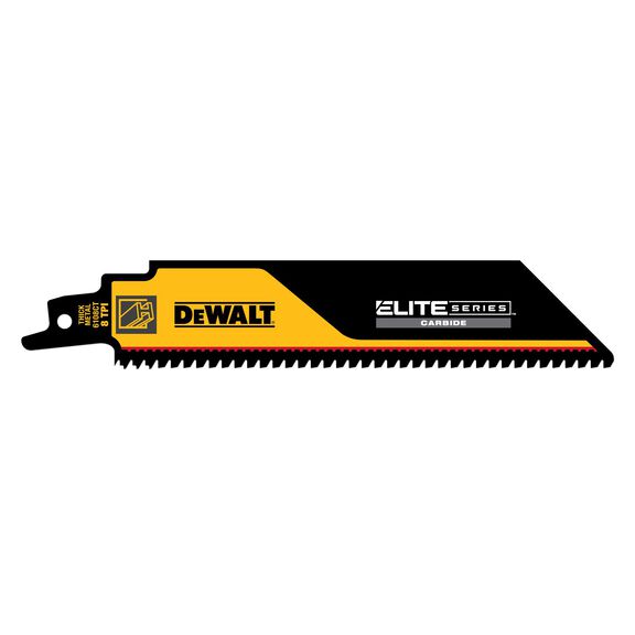 DEWALT Elite Series Metal Cutting Carbide Tipped Reciprocating Saw Blades image number 0