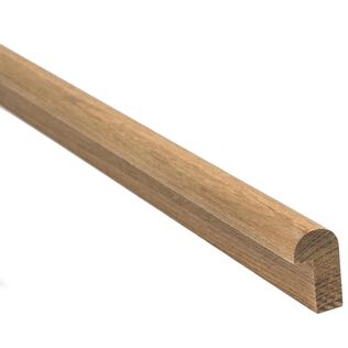 Teak Edge Molding, Straight Length,13/16"x 1 3/8" x 5'