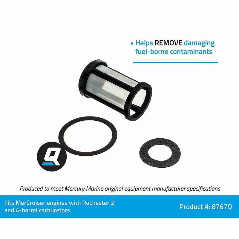 QUICKSILVER 8767Q Rochester Carburetor Fuel Filter West Marine