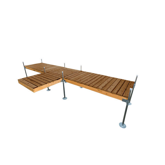 T-Shaped Cedar Complete Dock Packages image number 0