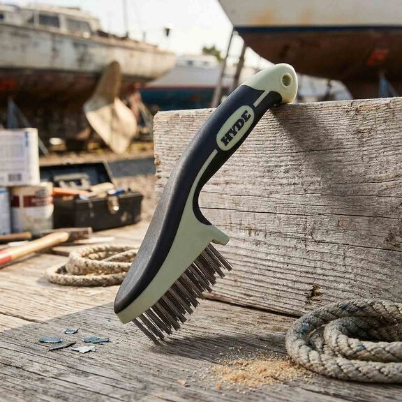 MaxxGrip Pro Wire Brush 8 3/4'' Wire Brush image number 3