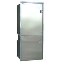 Cruise 195 Stainless Steel  Fridge/Freezer - AC/DC, Left Swing, 4-Sided Stainless Steel Flange image number 0