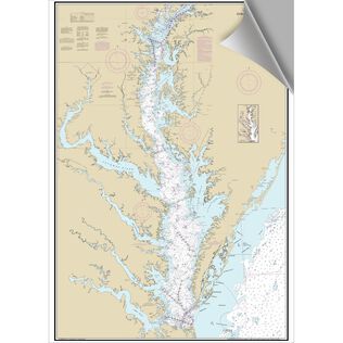Chesapeake Bay Decorative Nautical Chart