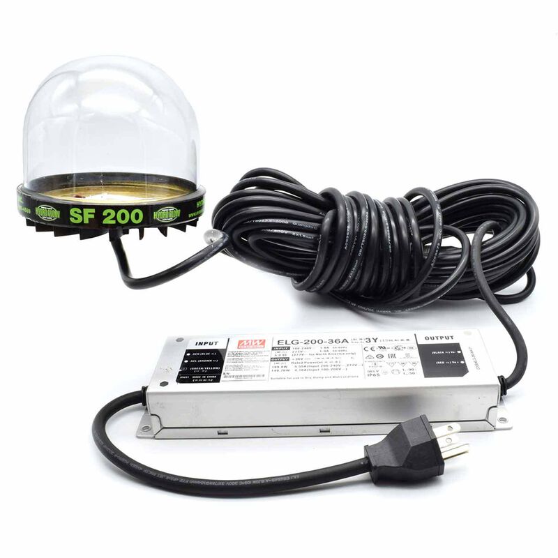 HYDRO GLOW Underwater Dock Light, 120v, 200w, 50' Cord, Green West Marine