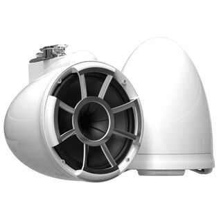 Wet Sounds REV 10 White V2 Revolution Series 10" Marine Tower Speakers with Swivel Surface Mounts (SXM) (Pair)