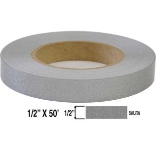 Premium 1/2" X 50' Single Pinstripe -Silver Ultra-Metallic