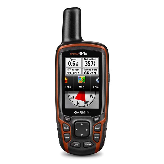 GPSMAP 64s Handheld Wilderness Navigator with Worldwide Basemap image number 0