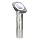 Bluewater 30 Deg. Stamped S.S. Flush Mount Rod Holder image number 1