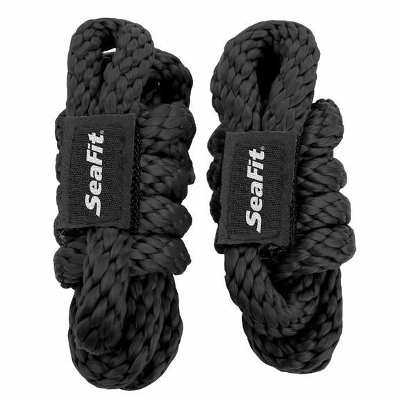 3/8" x 5' Fender Line, Double Braid Nylon, Black, Pair image number 0