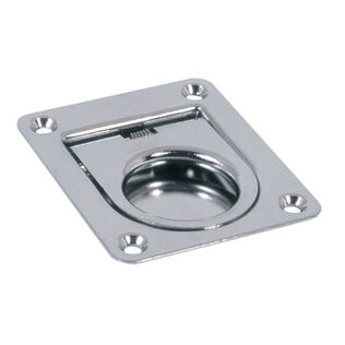 Spring Loaded Ring Pull, Square 2 x 2 3/8"