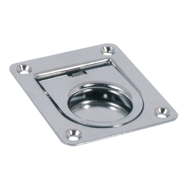 WEST MARINE Spring Loaded Ring Pull, Square 2 x 2 3/8" West Marine
