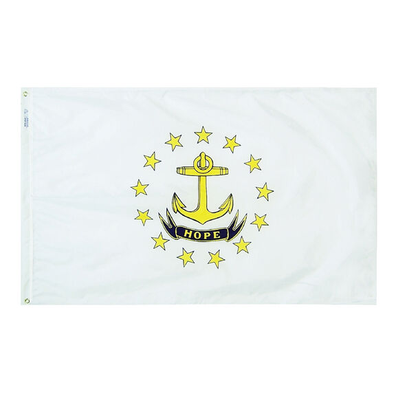 12" x 18" Rhode Island State Flag image number 0