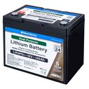 Group 24 Lithium Iron Phosphate Dual Purpose Battery, 12V 120Ah, Certified to ABYC Standards image number 1