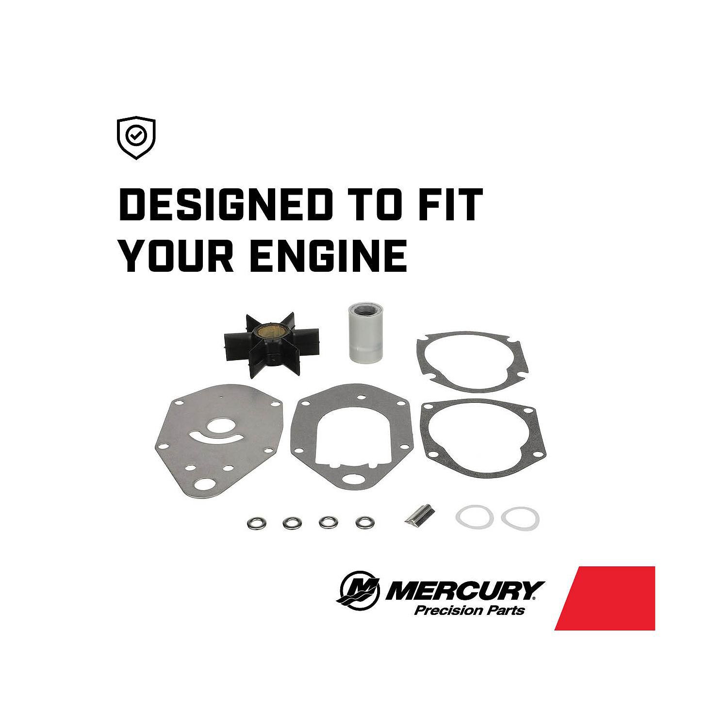 thumbnail image 2 of Water Pump Impeller Kit For 1983-2000 Suzuki 50-85 HP 2-Stroke Outboards – Sierra 18-3244 Compatible 2 of 3
