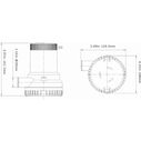 SEAFLO 01-Series 2000 GPH 24V Submersible Bilge Pump image number 2