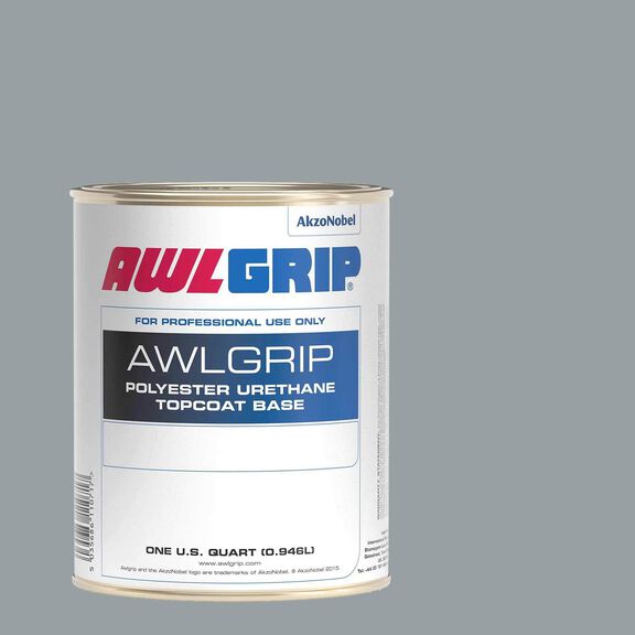 Two-Part Enamel Paint, Medium Gray, Quart image number 0