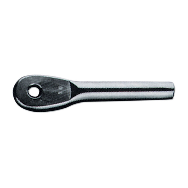 3/16" Thick Aircraft-Type Swage Eye for 1/8" Wire, 1/4" Pin image number null