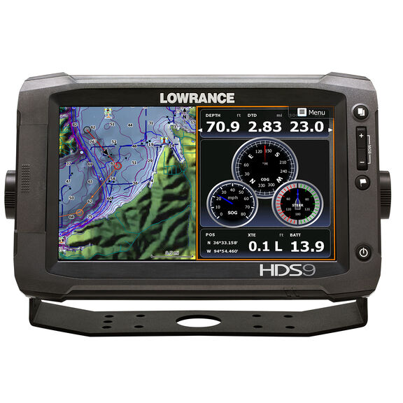 HDS-9 Gen2 Touchscreen Fishfinder/Chartplotter, Pro Insight Nautic Cartography image number 0