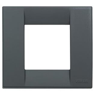 Vimar Idea Classica 17097.16 1-Module Cover Plate, Black