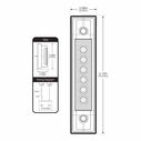 4" LED Utility Light, Blue, 2-Pack image number 4