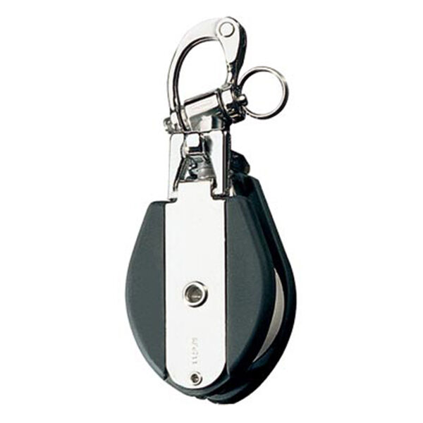 24' Boat Size Snatch Block with Trunnion