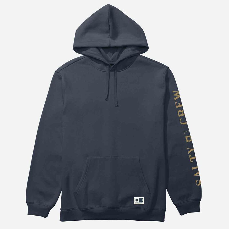 Salty Crew Men's Refuge Fleece Hoodie, in Midnight Navy, Size 2XL | by West Marine