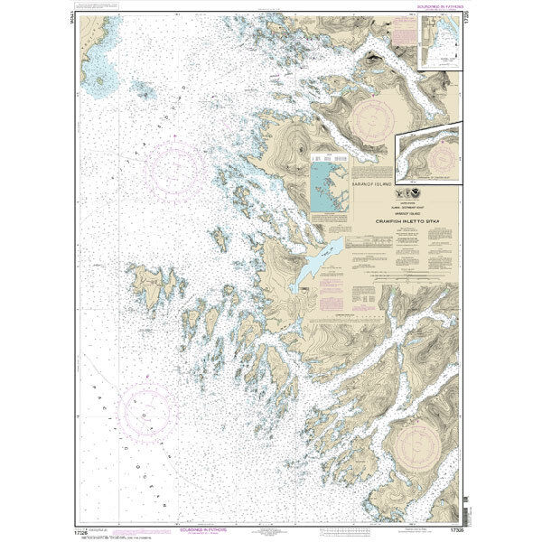 #17326 Crawfish Inlet to Sitka Baranof Island Sawmill Cove