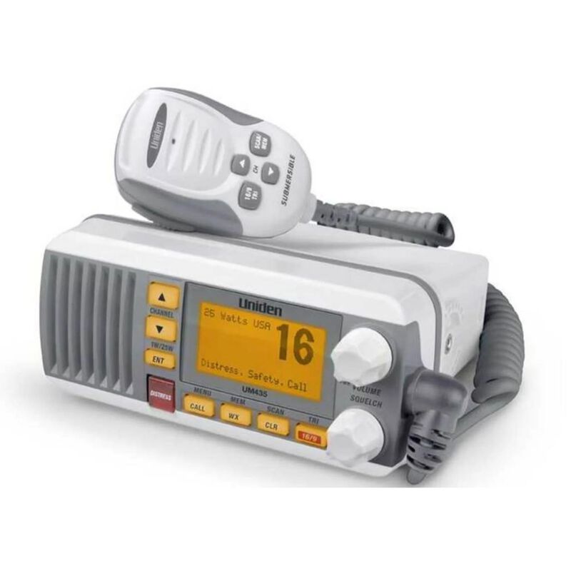 UNIDEN UM435 Fixed Mount VHF 25W Marine Radio West Marine