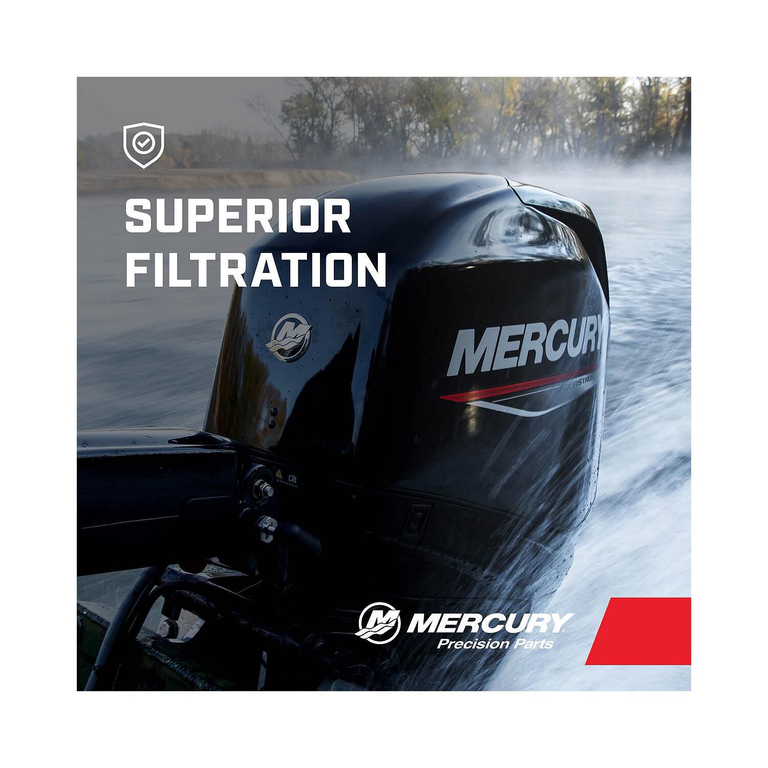AIB2C Outboard Oil Filter 35-8M0162829 8M0162830 Compatible With Mercury 4-Stroke Outboard 2 PCS, Oil Filters & Accessories - Canada