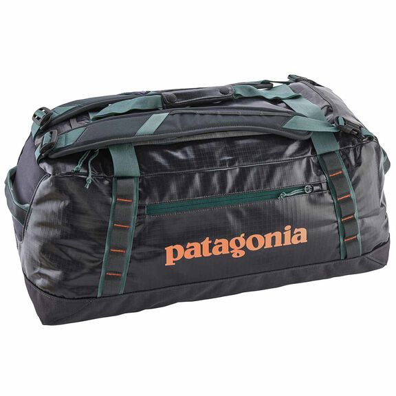 patagonia black hole 60l duffel bag carry on Worn Wear Burly reinforced daisy chains for lashing PATAGONIA 60L Black Hole Duffel