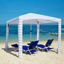 Cool Cabana 5 Beach Shade, Beige Stripes image number 2