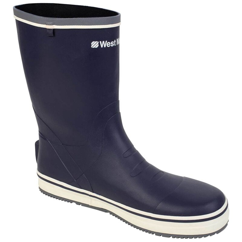 WEST MARINE Men's Short Rubber Deck Boots West Marine