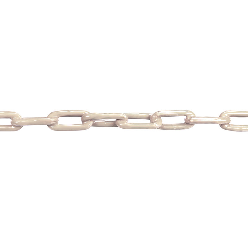PVC-Coated Chain, White, 5/16" x 5' image number 0