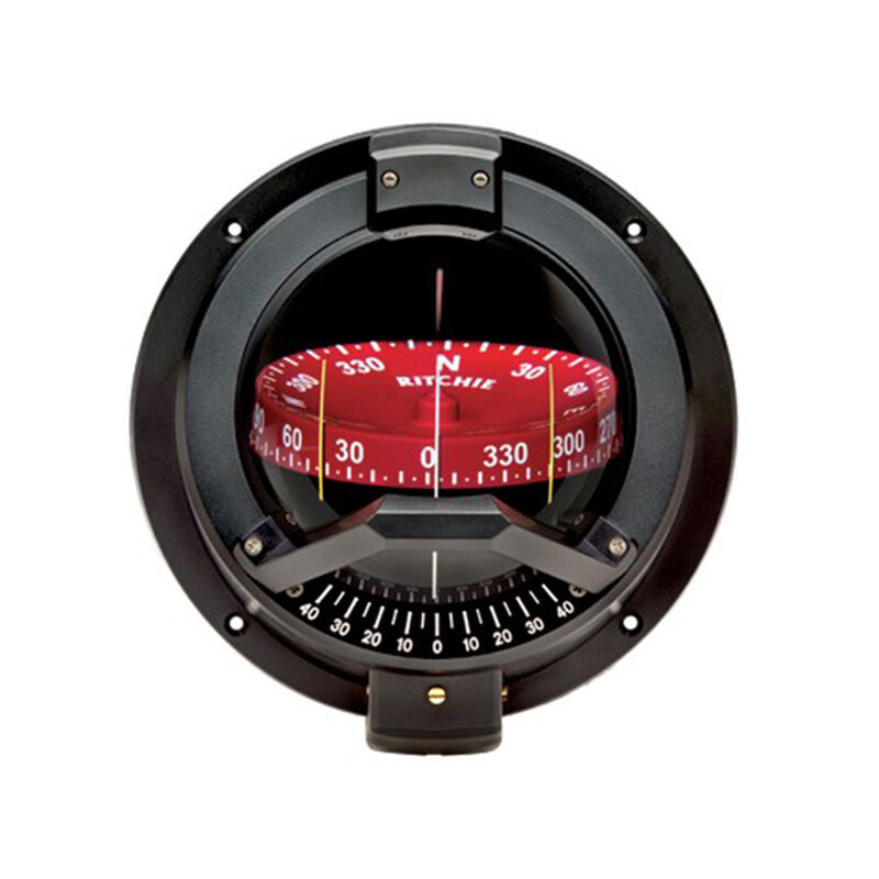 Bulkhead-Mount Navigator Compass, 4-1/2" Ritchie CombiDial and Built-in Clinometer image number 0