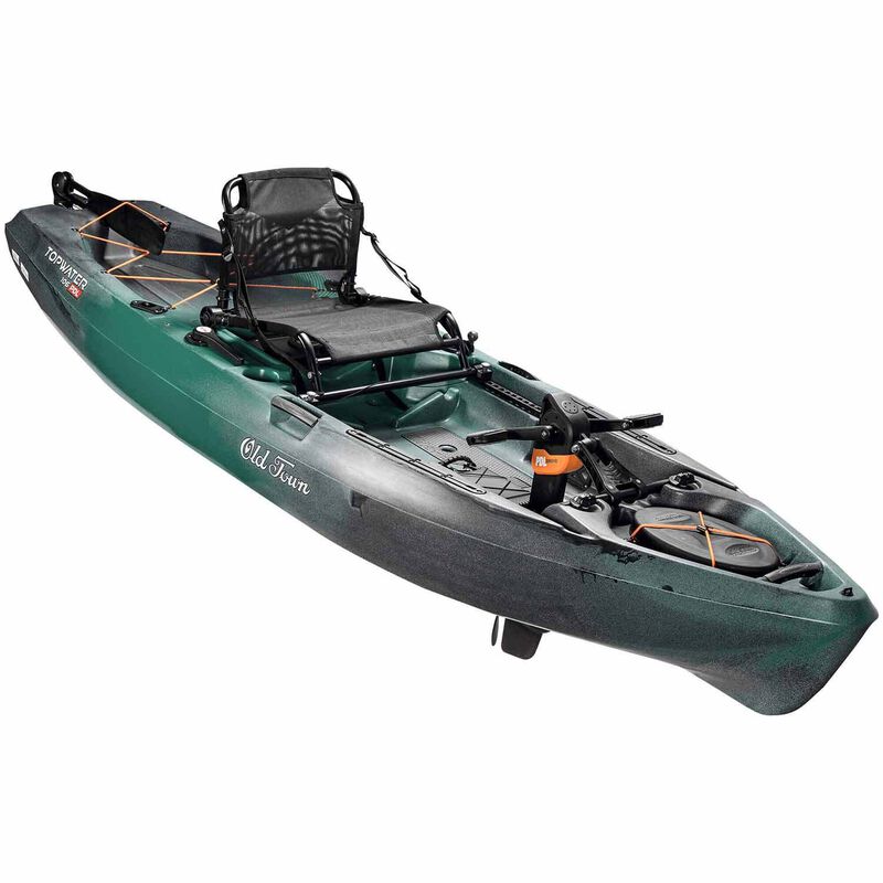 OLD TOWN Topwater 106 SitOnTop PedalDrive Angler Kayak West Marine