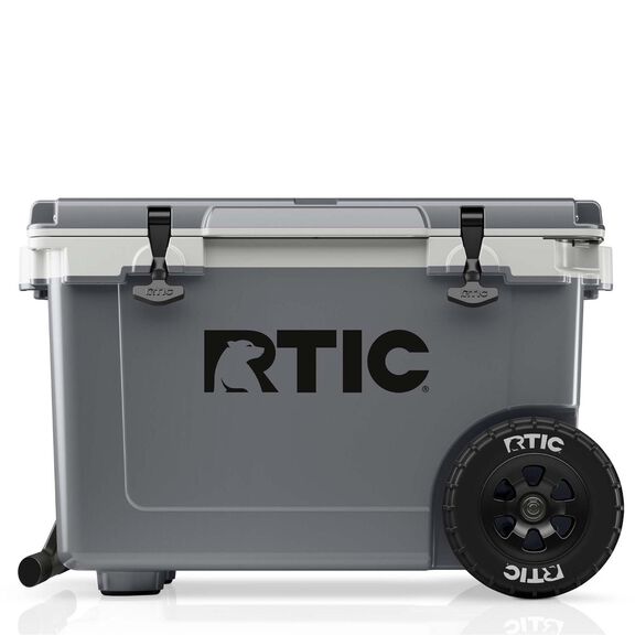 RTIC 52 QT Ultra-Light Wheeled Cooler, Dark Grey & Cool Grey image number 0