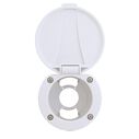 Recessed Cup & Lid Set All Plastic Arctic White image number 2
