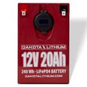 Lithium Iron Phosphate Battery, 12V, 20Ah, USB/USBc Charging Port image number 1