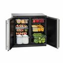 36" Stainless Solid Door Refrigerator image number 1